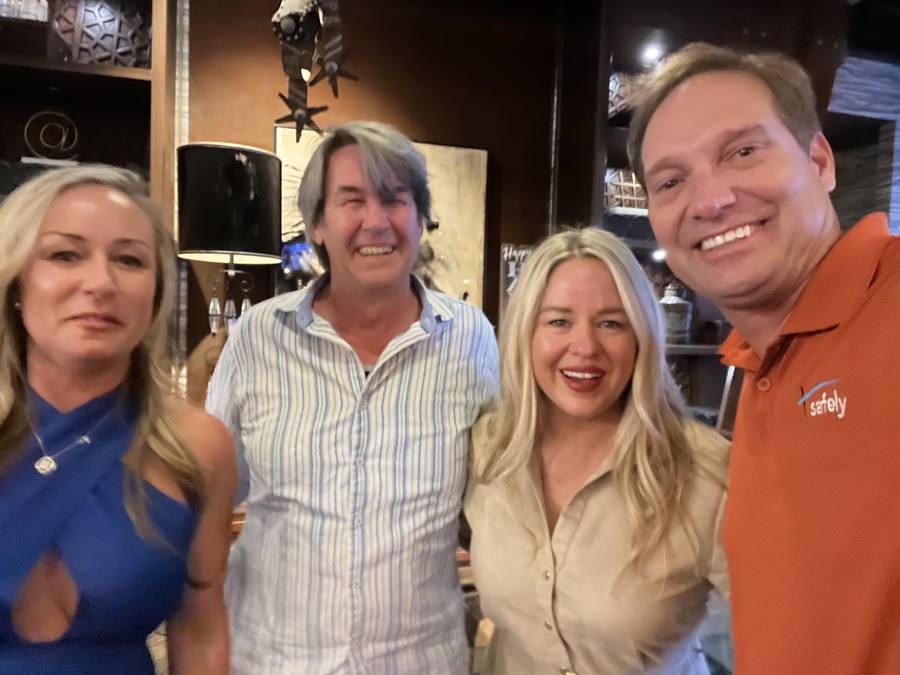 Lui King with the Movers and Shakers team