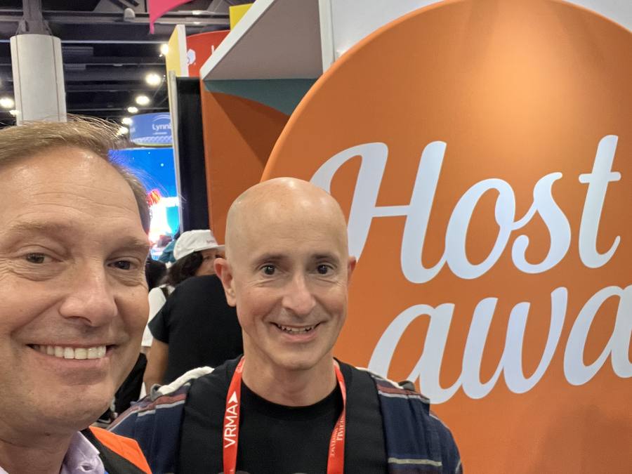 Lui King with the Hostaway team